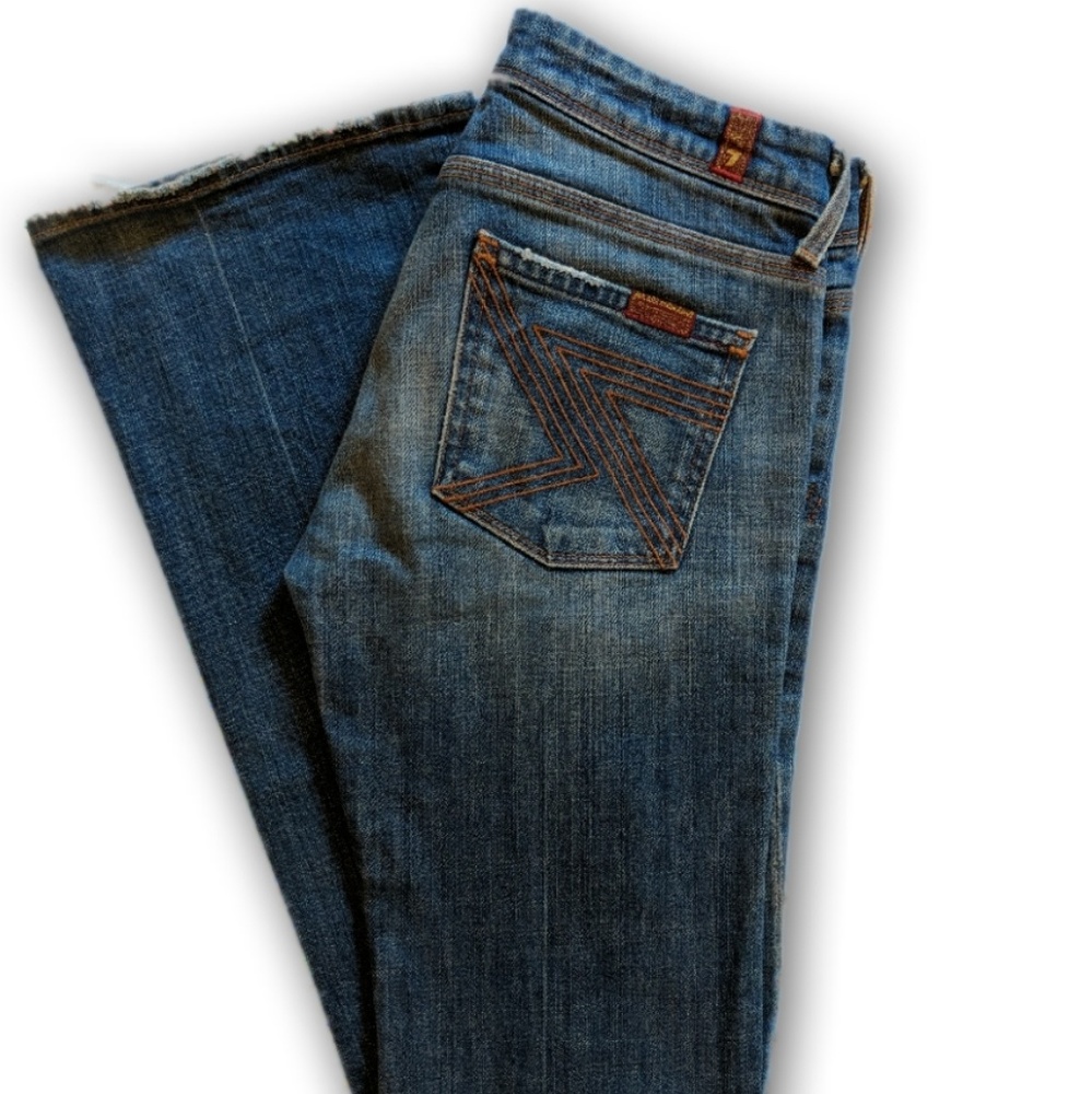 7FAMK Boot Cut Jeans Size 25 - Picture 5 of 7